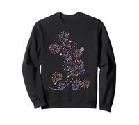 Disney Mickey Mouse 4th of July Fireworks Silhouette USA 250 Sweatshirt