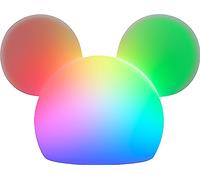 Disney Mickey Mouse 66944 Veilleuse spongieuse à changement de couleur pour enfants, lampe USB, fonctionne avec piles, intensité variable, idéale pour chambre, salle de jeux, salon et plus encore