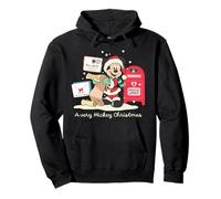 Disney Mickey Mouse A Very Mickey Christmas Retro Holiday Sweat à Capuche