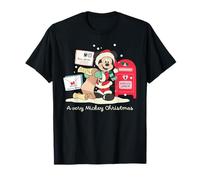 Disney Mickey Mouse "A Very Mickey Christmas" Retro Holiday T-Shirt