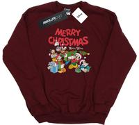 Disney - "Mickey Mouse And FriendsWishesWinter" Sweat-shirt pour femme BI28079 (XXL) (Bourgogne)