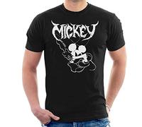 Disney Mickey Mouse Band Rock Metal Men's T-Shirt