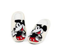 Disney Mickey Mouse Beige Smiling Chaussons mules Femme