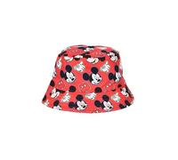 Disney Mickey Mouse Bob pour Garçon, Chapeau D'été, Casquette de Pêcheur, Cadeau pour Enfants (FR/ES, Numérique, 53, Rouge)