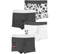 Disney Mickey Mouse Boxers pour garçon - sous-vêtements Enfants Boxer Gris (Pack de 4) (FR/NL/SE/PL, Numérique, 98, 104, Regular, Gris)