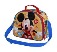 Disney Mickey Mouse Boy-Sac Repas 3D, Jaune, 26 x 20 cm