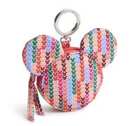 Disney Mickey Mouse Breloque de Sac zippée en Nylon Motif Rayures Mickey Meadow Taille Unique