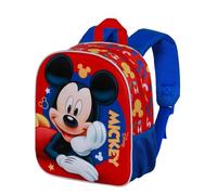 Disney Mickey Mouse Buddy-Sac à Dos 3D Elite, Rouge 25 x 30 cm, Capacité 7 L