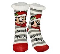 Disney Mickey Mouse Chaussettes d'intérieur douillettes pour femme Chaussettes d'hiver chaudes pour femme