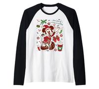 Disney Mickey Mouse Christmas Have YourELF a Magical Holiday Manche Raglan