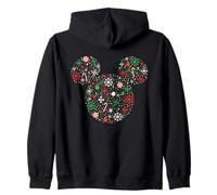 Disney Mickey Mouse Christmas Holiday Festive Filled Icon Sweat à Capuche