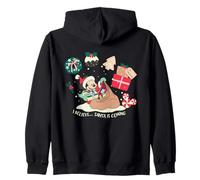 Disney Mickey Mouse Christmas I Believe Santa is Coming Sweat à Capuche