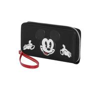 Disney Mickey Mouse Face-Portefeuille Essentiel, Noir, 19 x 10 cm