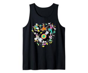 Disney Mickey Mouse & Friends Music Dance Party Retro Record Débardeur