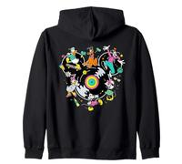 Disney Mickey Mouse & Friends Music Dance Party Retro Record Sweat à Capuche