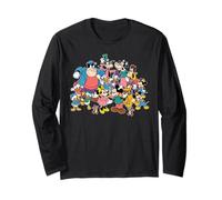 Disney Mickey Mouse & Friends Retro Matching Group Pose Manche Longue