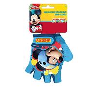 Disney Gants de cyclisme Mickey Mouse Garçon Bleu/Multicolore Taille S 3 ans et +