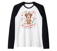 Disney Mickey Mouse Gingerbread Holiday Bites Christmas Manche Raglan