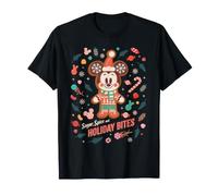 Disney Mickey Mouse Gingerbread Holiday Bites Christmas T-Shirt