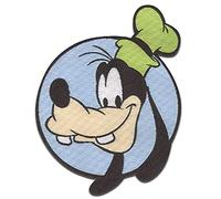 Disney © Mickey Mouse Goofy - Ecusson thermocollant patches appliques, Taille: 6,5 x 7,1 cm
