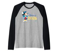 Disney Mickey Mouse Graduation Class of 2026 New Grad '26 Manche Raglan