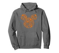 Disney Mickey Mouse Halloween Silhouette Sweat à Capuche, Unisexe pour adultes, Asphalte, L