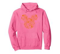 Disney Mickey Mouse Halloween Silhouette Sweat à Capuche, Unisexe pour adultes, Rose vif, S