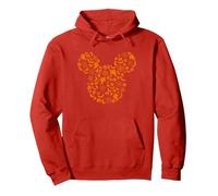Disney Mickey Mouse Halloween Silhouette Sweat à Capuche, Unisexe pour adultes, Rouge, S