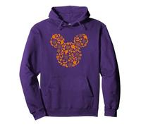 Disney Mickey Mouse Halloween Silhouette Sweat à Capuche, Unisexe pour adultes, Violet, XL