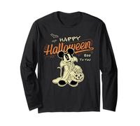 Disney Mickey Mouse Happy Halloween Vampire Boo to You Manche Longue