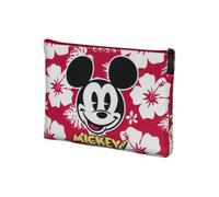 Disney Trousse de toilette Mickey Mouse Hawaii Soleil, rouge, 30,5 x 22,5 cm