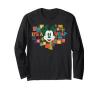 Disney Mickey Mouse Holiday Presents It's a Wrap Christmas Manche Longue