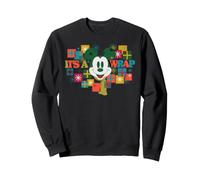 Disney Mickey Mouse Holiday Presents It's a Wrap Christmas Sweatshirt