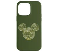 Disney Mickey Mouse Icon Green Camo Camouflage Pattern Coque pour iPhone 14 Pro Max