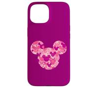 Disney Mickey Mouse Icon Pink Camo Camouflage Pattern Coque pour iPhone 15