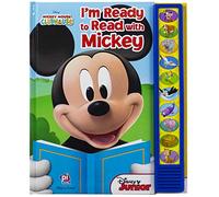 Disney Mickey Mouse - I'm Ready to Read with Mickey Interactive Read-Along Sound Book - Great for Early Readers - PI Kids