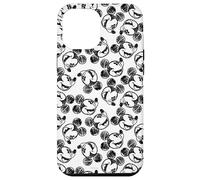 Disney Mickey Mouse Impression croquis noir et blanc Coque pour iPhone 12 Pro Max