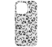 Disney Mickey Mouse Impression croquis noir et blanc Coque pour iPhone 14 Pro Max