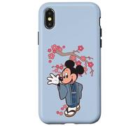 Disney Mickey Mouse in Kimono Cherry Blossoms Spring Sakura Coque pour iPhone X/XS