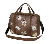 Disney Mickey Mouse Journey-Sacoche pour Ordinateur Laptop, Brun, 42 x 30 cm