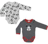 Disney Mickey Mouse Lot de 2 body bébé une pièce Combinaison bébé 86/92