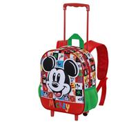 Karactermania Disney Mickey Mouse Mood 3d Wheeled Backpack Rouge