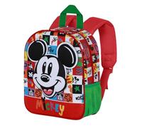 Disney Mickey Mouse Mood-Sac à dos 3D Elite, Multicolore, 25 x 30 cm, Capacité 7 L