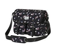 Disney Mickey Mouse Nature-Sac à Bandoulière Satchel Grand, Noir