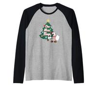 Disney Mickey Mouse One More Sleep Until Christmas Holiday Manche Raglan