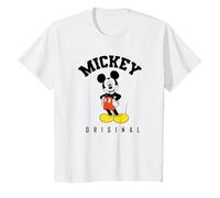 Disney Mickey Mouse Original Hello T-Shirt, Enfant, Blanc, 12 ans
