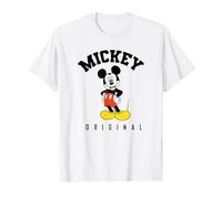 Disney Mickey Mouse Original Hello T-Shirt, Homme, Blanc, L