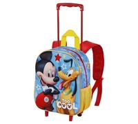 Sac à dos 3D à Roulettes Petit - Disney Mickey Mouse Pal - Bleu - Taille Unique Bleu G