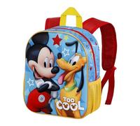 Disney Mickey Mouse Pal-Sac à Dos 3D Petit, Bleu, 26 x 31 cm, Capacité 8,5 L