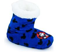 Disney Mickey Mouse Pantoufles Chaussures douces Disney pour la maison Pantoufles bleues taille 25/26